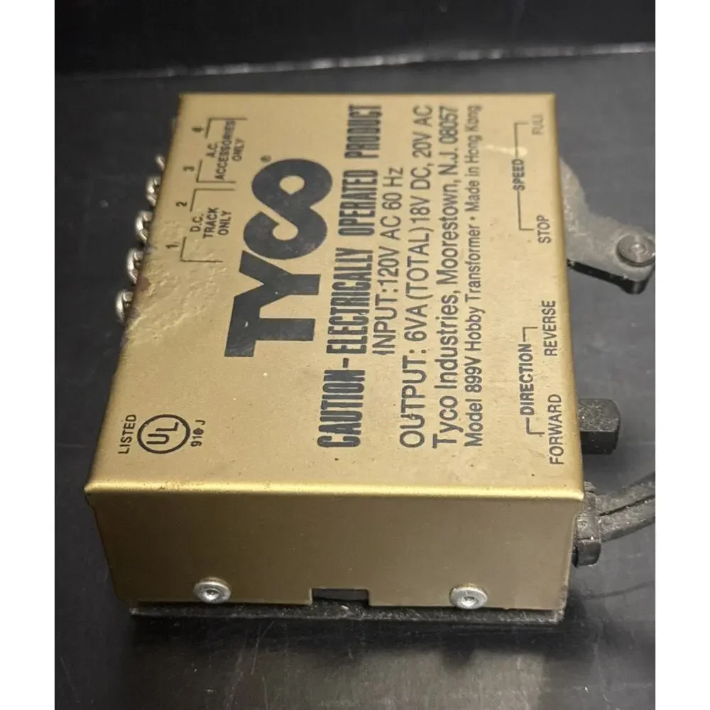 Tyco HO Electric Power Pack Train Transformer Model 899V R20405 Tested Vintage